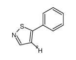 4-deuterio-5-phenylisothiazole结构式