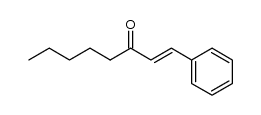 trans-1-phenyl-3-pentylpropenone结构式
