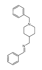 N-benzylidene-1-(1-benzylpiperidin-4-yl)methanamine Structure