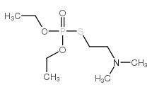 thiophosphoric acid o,o'-diethyl ester-s-(2-dimethylamino-ethyl ester) Structure