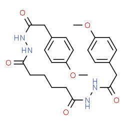 N'1,N'6-Bis[(4-methoxyphenyl)acetyl]hexanedihydrazide picture