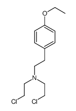 N,N-Bis(2-chloroethyl)-4-ethoxyphenethylamine Structure
