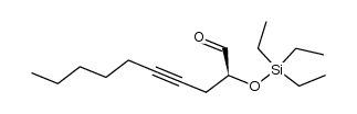 (S)-2-[(triethylsilyl)oxy]-4-decynal结构式