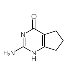 2-氨基-6,7-二氢-5H-环戊[d]嘧啶-4-醇结构式