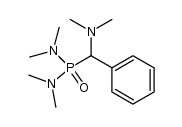 [(Dimethylamino)phenylmethyl]phosphonic Bis(dimethylamide) Structure