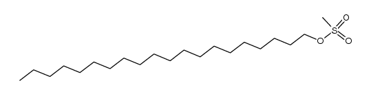 methanesulfonic acid icosyl ester Structure