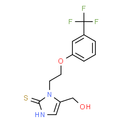 (2-SULFANYL-1-(2-[3-(TRIFLUOROMETHYL)PHENOXY]ETHYL)-1H-IMIDAZOL-5-YL)METHANOL structure