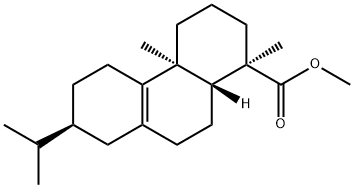 (+)-Abieta-8-ene-18-oic acid methyl ester structure