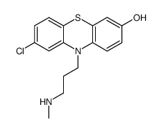 2-Chloro-10-[3-(methylamino)propyl]-10H-phenothiazin-7-ol结构式