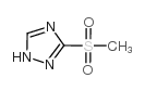 3-(甲基磺酰基)-1H-1,2,4-三唑结构式