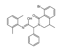 Benzeneacetamide, alpha-[(2-bromobenzoyl)(2-methylpropyl)amino]-N-(2,6-dimethylphenyl)- (9CI) Structure