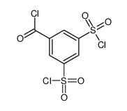 3,5-bis(chlorosulphonyl)benzoyl chloride结构式