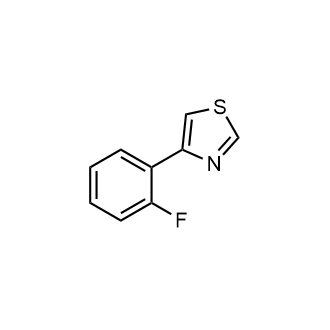 4-(2-氟苯基)噻唑结构式