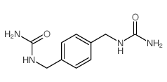 [4-[(carbamoylamino)methyl]phenyl]methylurea结构式