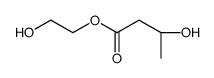 2-hydroxyethyl (3R)-3-hydroxybutanoate结构式