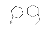 (trans,trans)-4-broMo-4'-ethyl-1,1'-Bicyclohexane structure