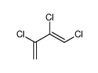 (1Z)-1,2,3-trichlorobuta-1,3-diene结构式