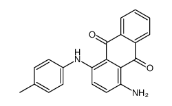 1-Amino-4-[(4-methylphenyl)amino]-9,10-anthracenedione Structure