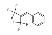 3,3,3-Trifluoro-1-phenyl-2-(trifluoromethyl)-1-propene Structure