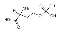 O-磷酸-L-高丝氨酸锂盐结构式
