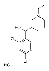 1-(2,4-dichlorophenyl)-3-(diethylamino)-2-methylpropan-1-ol,hydrochloride Structure