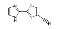 2-(1H-Imidazol-2-yl)-thiazole-4-carbonitrile结构式