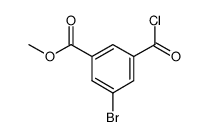 methyl 3-bromo-5-(chlorocarbonyl)benzoate Structure