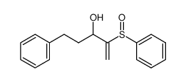 5-phenyl-2-(phenylsulfinyl)-1-penten-3-ol结构式