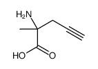 2-Amino-2-methyl-4-pentynoic acid Structure