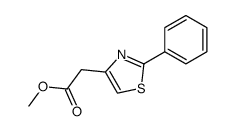 methyl 2-(2-phenylthiazol-4-yl)acetate Structure