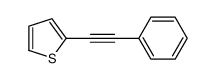 2-(2-phenylethynyl)thiophene Structure