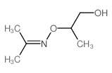 2-Propanone,O-(2-hydroxy-1-methylethyl)oxime structure