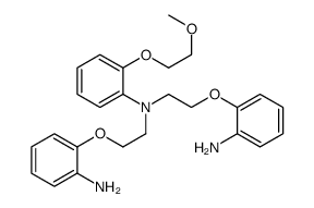 2-[2-[N-[2-(2-aminophenoxy)ethyl]-2-(2-methoxyethoxy)anilino]ethoxy]aniline Structure