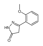 2,4-DIHYDRO-5-(2-METHOXYPHENYL)-3H-PYRAZOL-3-ONE结构式
