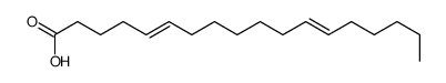 octadeca-5,12-dienoic acid结构式