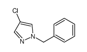 1-benzyl-4-chloropyrazole结构式