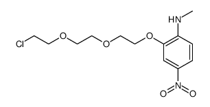 2-(2-(2-(2-chloroethoxy)ethoxy)ethoxy)-N-methyl-4-nitroaniline结构式