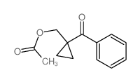 (1-benzoylcyclopropyl)methyl acetate结构式