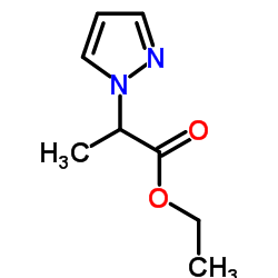 Ethyl 2-(1H-pyrazol-1-yl)propanoate结构式