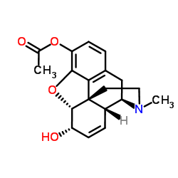 3-Monoacetylmorphine Structure