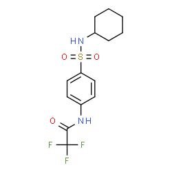 N-[4-(Cyclohexylsulfamoyl)phenyl]-2,2,2-trifluoroacetamide picture