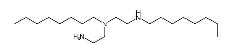 N-(2-aminoethyl)-N,N'-dioctylethylenediamine Structure