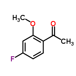 4-氟-2-甲氧基苯乙酮结构式