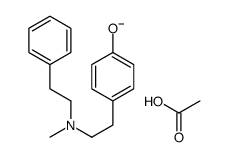 4-[2-[Methyl(2-phenylethyl)amino]ethyl]phenol acetate structure
