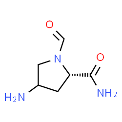 2-Pyrrolidinecarboxamide, 4-amino-1-formyl-, (2S)- (9CI) picture