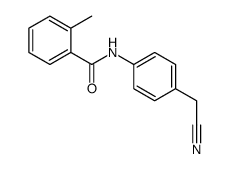 Benzamide, N-[4-(cyanomethyl)phenyl]-2-methyl- (9CI) structure