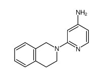 2-(1,2,3,4-Tetrahydroisoquinolin-2-yl)pyridin-4-amine Structure