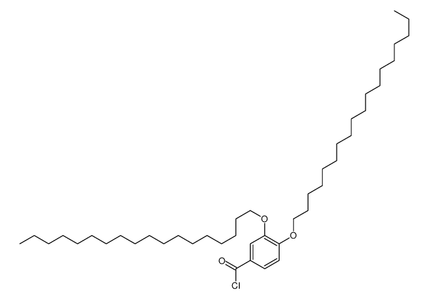 3,4-dioctadecoxybenzoyl chloride Structure