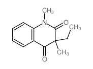 2,4(1H,3H)-Quinolinedione, 3-ethyl-1,3-dimethyl- (9CI)结构式