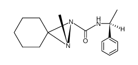 2-methyl-1,2-diaza-spiro[2.5]octane-1-carboxylic acid 1-phenyl-ethylamide结构式